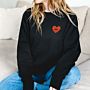 Personalised Sweatshirt With Heart Initials