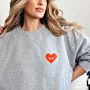 Personalised Sweatshirt With Heart Initials