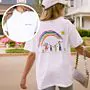 Personalised T-Shirt with Dual-Sided Drawing