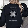 Personalised Compass Sweater