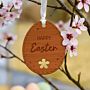 Personalised Easter Egg Hanging Decorations with Text - Set of 2