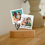 Personalised Polaroid-style LED Lamp
