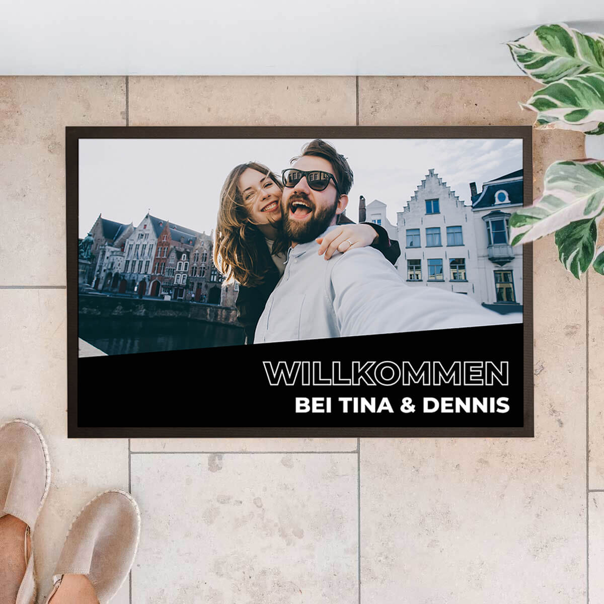 Custom Doormat With Photo and Text