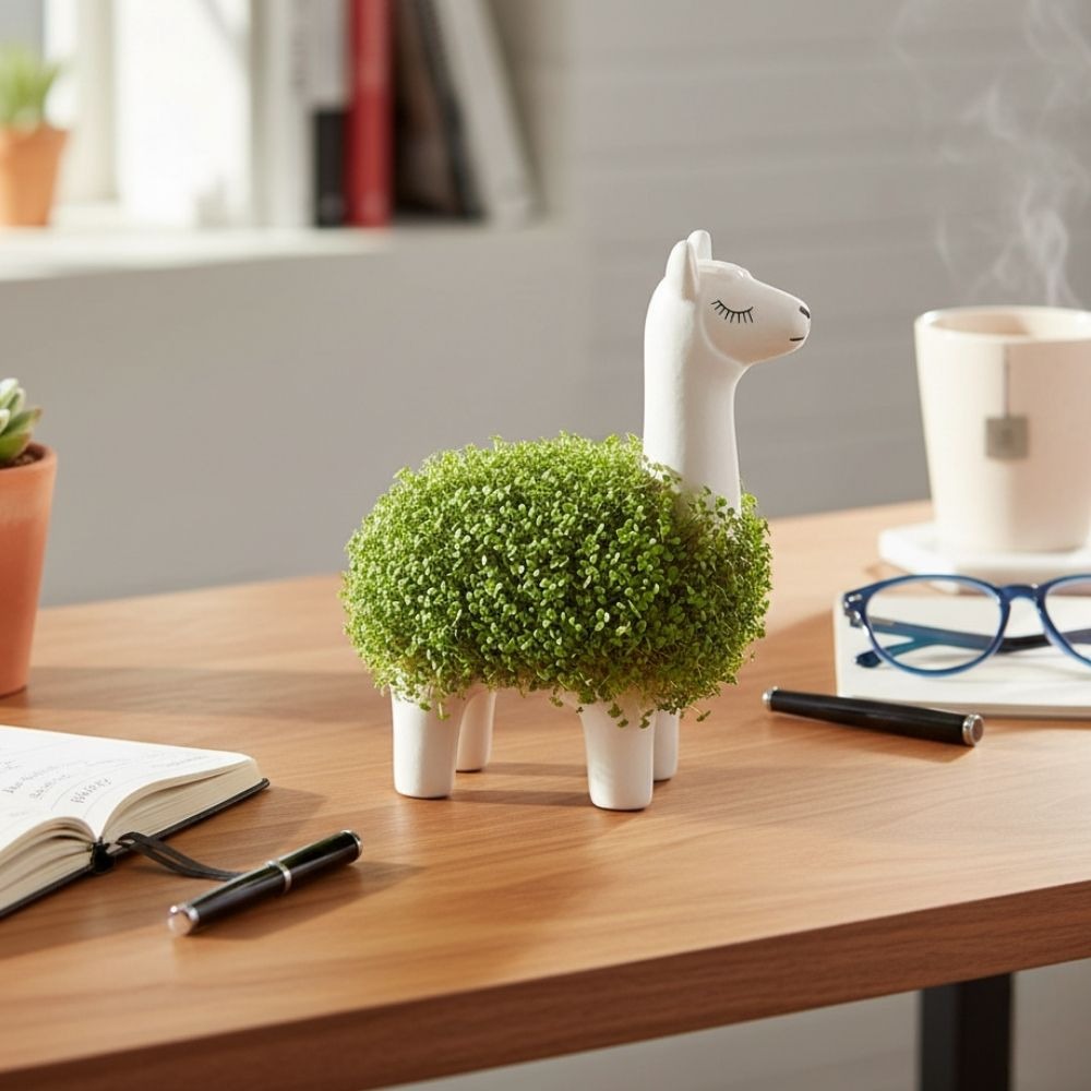 Llama Chia Pet