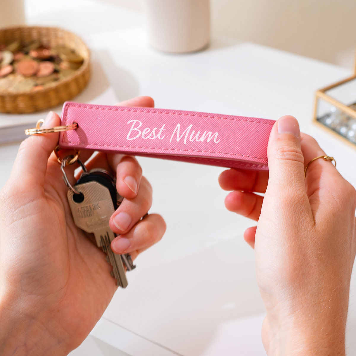 Personalised Leather Strap with Text