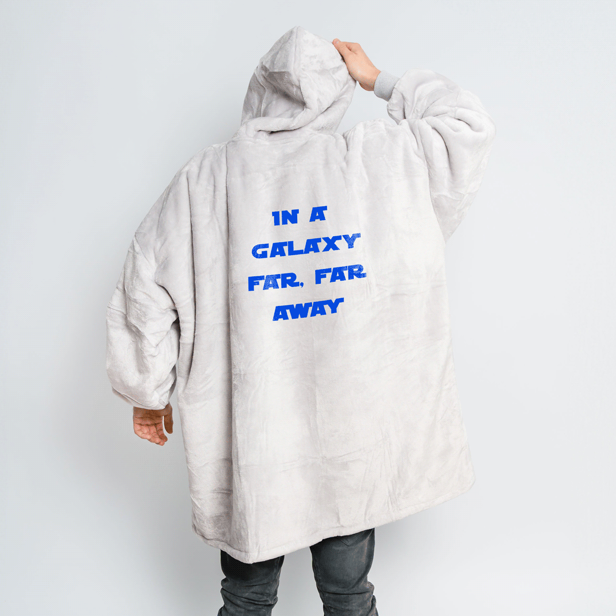 Personalised Hoodie Blanket with Star Wars Font